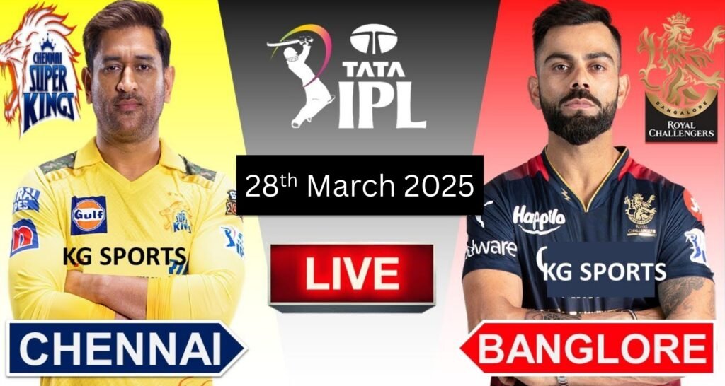 CSK vs RCB 2025